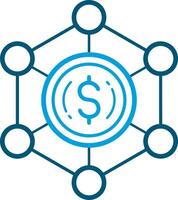 Money exchange payment icon symbol vector image. Illustration of the dollar currency coin graphic design image