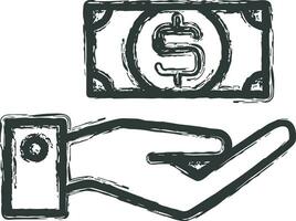 Money exchange payment icon symbol vector image. Illustration of the dollar currency coin graphic design image