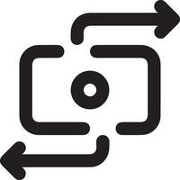Money exchange payment icon symbol vector image. Illustration of the dollar currency coin graphic design image