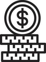 Money exchange payment icon symbol vector image. Illustration of the dollar currency coin graphic design image