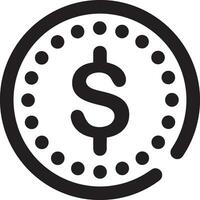 Money exchange payment icon symbol vector image. Illustration of the dollar currency coin graphic design image