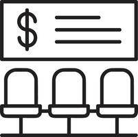 Money exchange payment icon symbol vector image. Illustration of the dollar currency coin graphic design image