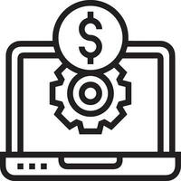 Money exchange payment icon symbol vector image. Illustration of the dollar currency coin graphic design image