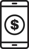 Money exchange payment icon symbol vector image. Illustration of the dollar currency coin graphic design image