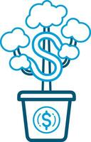 Money exchange payment icon symbol vector image. Illustration of the dollar currency coin graphic design image
