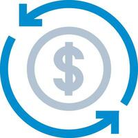 Money exchange payment icon symbol vector image. Illustration of the dollar currency coin graphic design image