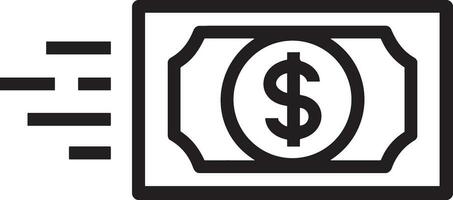 Money exchange payment icon symbol vector image. Illustration of the dollar currency coin graphic design image