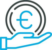 Money exchange payment icon symbol vector image. Illustration of the dollar currency coin graphic design image