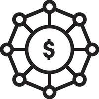 Money exchange payment icon symbol vector image. Illustration of the dollar currency coin graphic design image