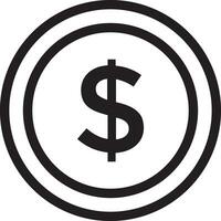 Money exchange payment icon symbol vector image. Illustration of the dollar currency coin graphic design image