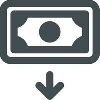 Money exchange payment icon symbol vector image. Illustration of the dollar currency coin graphic design image