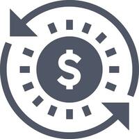 Money exchange payment icon symbol vector image. Illustration of the dollar currency coin graphic design image