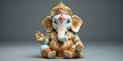 Ganesha, Invitation, Happiness, Ganesha, God. Generated AI photo