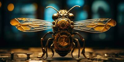 Virgo the Bee Zodiac Sign Generative AI photo