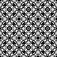 Black seamless abstract pattern. Overlay for background and backdrop. Ornamental design. PNG graphic illustration with transparent background.