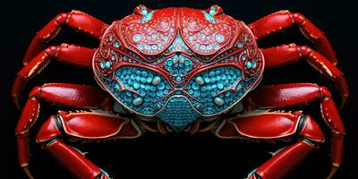 Cancer the Crab Zodiac Sign Generative AI photo