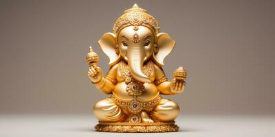 Ganesha, Invitation, Happiness, Ganesha, God. Generated AI photo