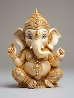 Ganesha, Invitation, Happiness, Ganesha, God. Generated AI photo