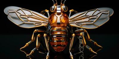 Virgo the Bee Zodiac Sign Generative AI photo