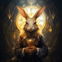 Conejo cara símbolo foto