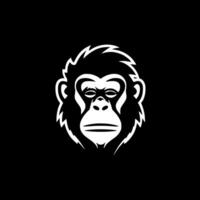 Monkey, Minimalist and Simple Silhouette - Vector illustration