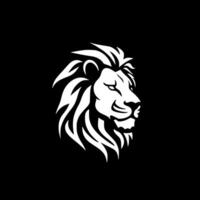 Lion - Minimalist and Flat Logo - Vector illustration