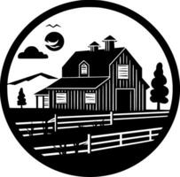 Farmhouse - High Quality Vector Logo - Vector illustration ideal for T-shirt graphic