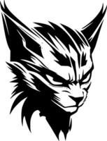 gato montés - alto calidad vector logo - vector ilustración ideal para camiseta gráfico