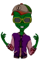 Alien Old School Chic Chic png