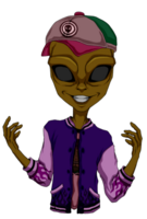 Alien Old School Chic Chic png