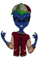 Alien Old School Chic Chic png