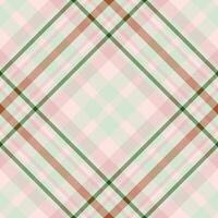 Plaid pattern vector. Check fabric texture. Seamless textile design for clothes, paper print. vector