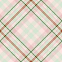 Plaid pattern vector. Check fabric texture. Seamless textile design for clothes, paper print. vector