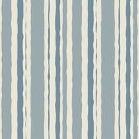 Pastel color striped watercolor brush seamless pattern vector