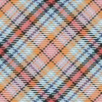 Seamless pattern of scottish tartan plaid. Repeatable background with check fabric texture. Vector backdrop striped textile print.
