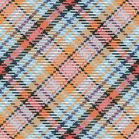 Seamless pattern of scottish tartan plaid. Repeatable background with check fabric texture. Vector backdrop striped textile print.