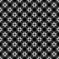 Black and white seamless abstract pattern. Background and backdrop. Grayscale ornamental design. vector