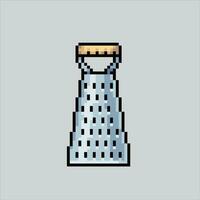 Pixel art illustration Grater. Pixelated Grater. Kitchen Grater pixelated for the pixel art game and icon for website and video game. old school retro. vector