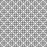 Black and white seamless abstract pattern. Background and backdrop. Grayscale ornamental design. vector