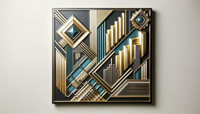 Black And Beige Angular Patterns Wall Hanging Black And Beige Angular Patterns Wall Hanging
