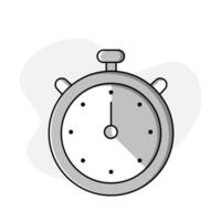Time Duration Icon. A clock ticking icon to represent the duration of an event, activity, or task. vector