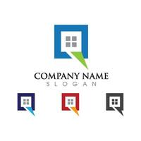 Property and Construction Logo design vector