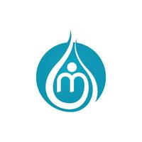 water drop Logo Template vector