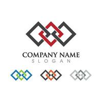 Business corporate abstract unity vector logo