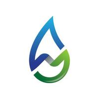 plantilla de logotipo de gota de agua vector