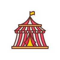 Circus icon in vector. Illustration vector