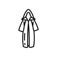 Cloak icon in vector. Illustration vector