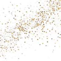 d'or confettis png