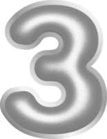 Number illustration. Hand drawn picture png