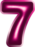 Number illustration. Hand drawn picture png
